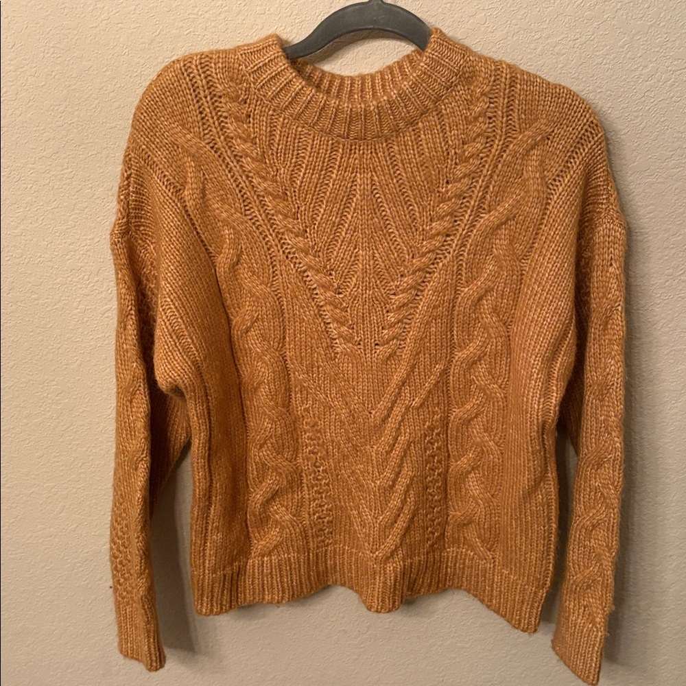 a new day Tan Knit Sweater